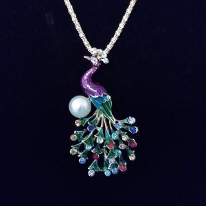 Betsey Johnson Peacock Necklace
